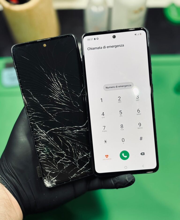 Zbita szybka w telefonie - serwis telefonów Rybnik